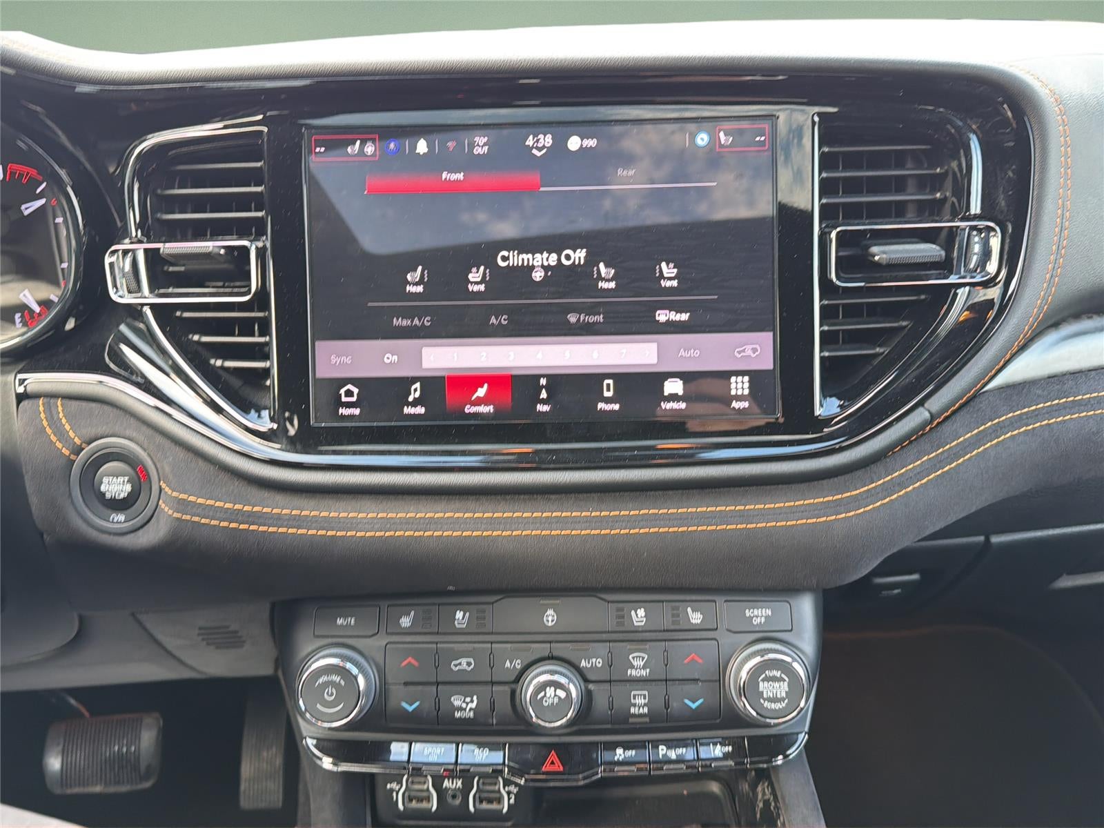 2022 Dodge Durango Orange Sport