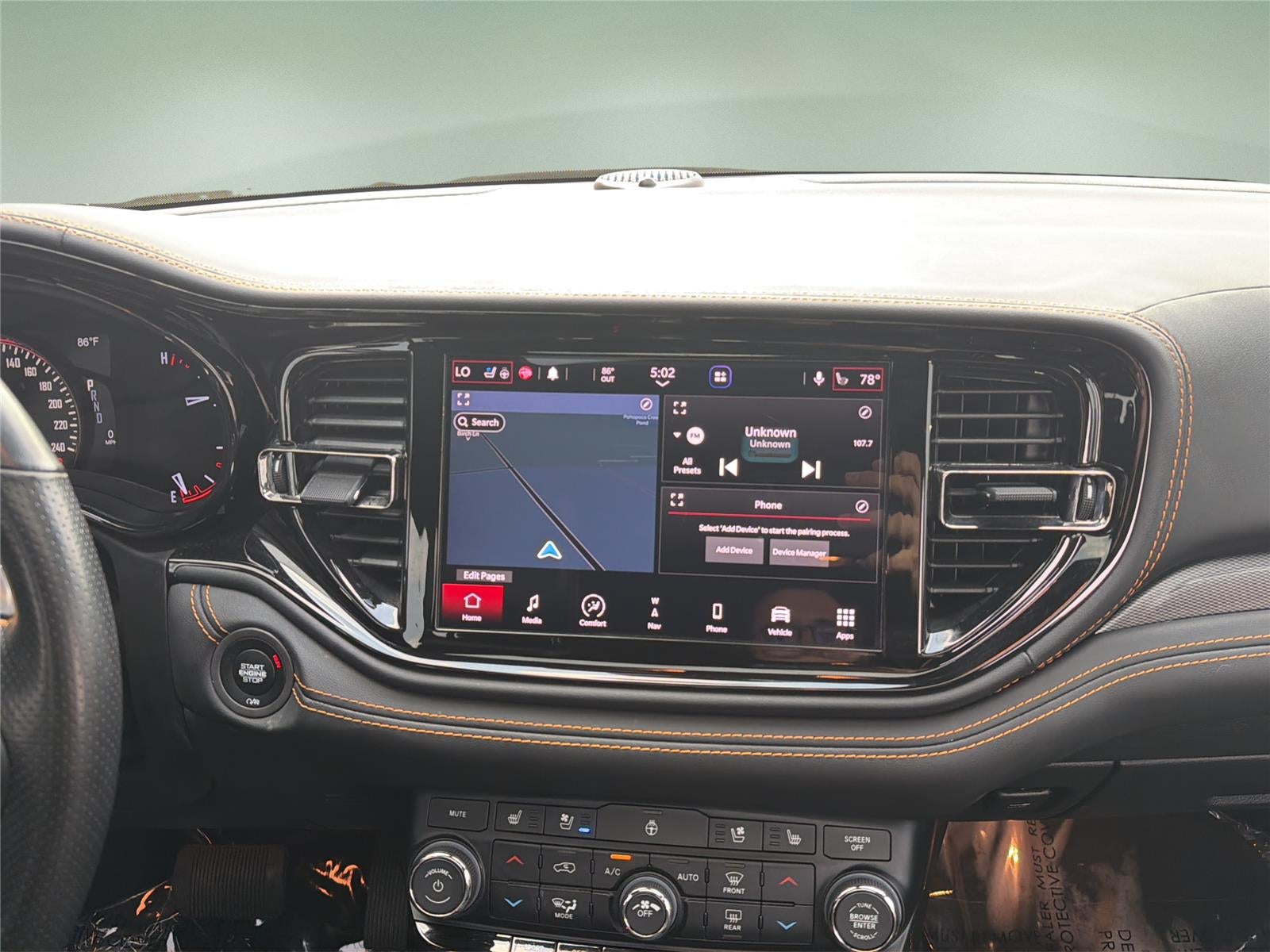 2022 Dodge Durango Orange Sport