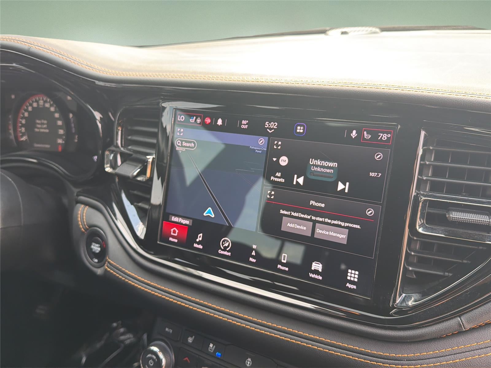 2022 Dodge Durango Orange Sport