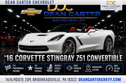 2016 Chevrolet Corvette Stingray Z51 2LT