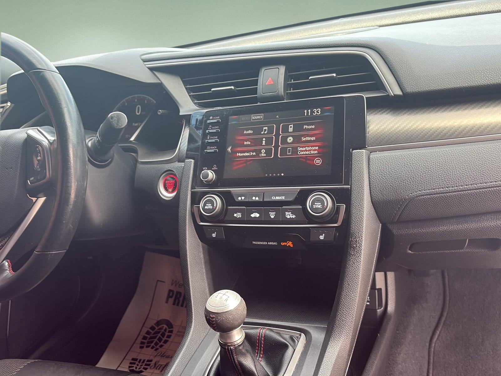 2019 Honda Civic Si Manual