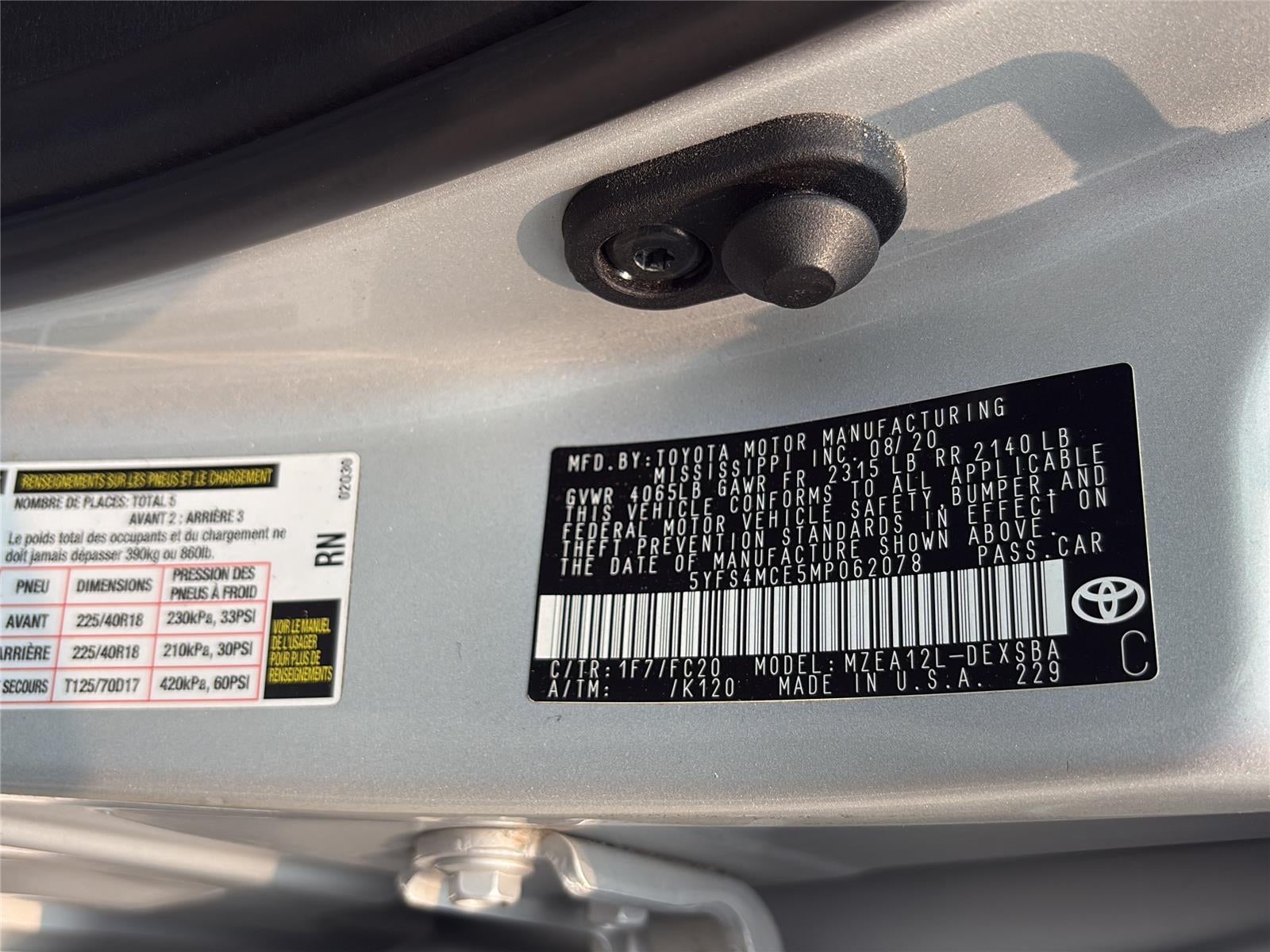 2021 Toyota Corolla SE